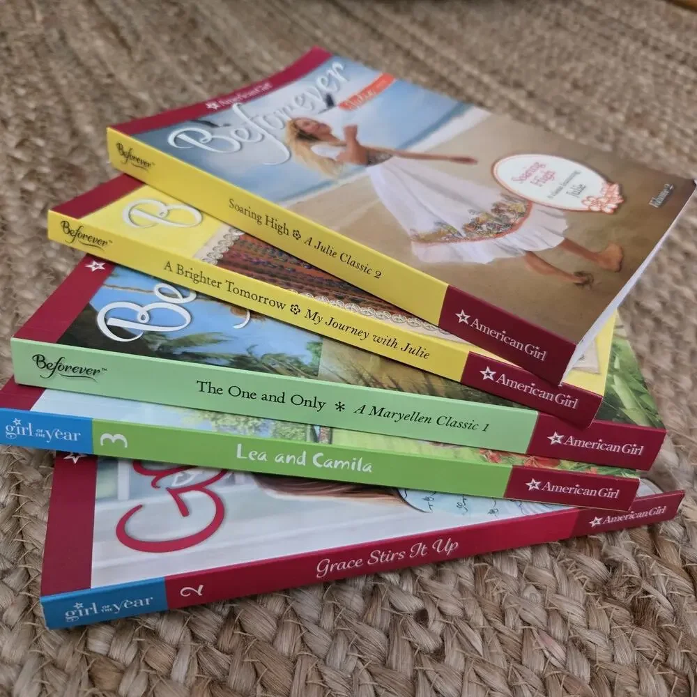 Set of 5 American Girl‎ Doll Books Girl of Year Lea, Grace, Julie, Maryellen